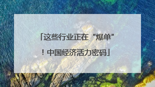 这些行业正在“爆单”！中国经济活力密码