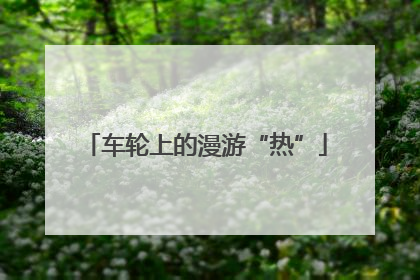 车轮上的漫游“热”