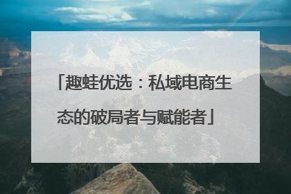 趣蛙优选：私域电商生态的破局者与赋能者