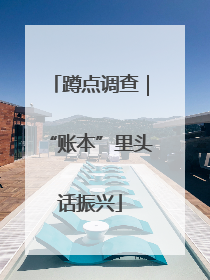 蹲点调查｜“账本”里头话振兴