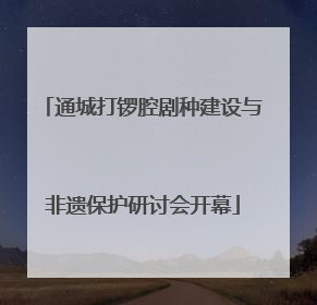 通城打锣腔剧种建设与非遗保护研讨会开幕