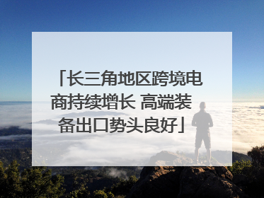 长三角地区跨境电商持续增长 高端装备出口势头良好