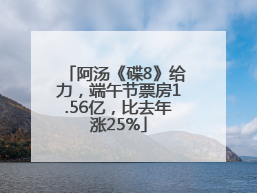 阿汤《碟8》给力，端午节票房1.56亿，比去年涨25%