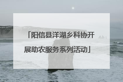 阳信县洋湖乡科协开展助农服务系列活动