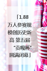 1.88万人参赛规模创历史新高 第五届“贡嘎杯”圆满闭幕