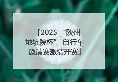 2025 “陕州地坑院杯” 自行车邀请赛激情开赛