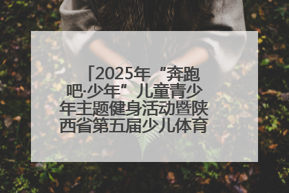 2025年“奔跑吧·少年”儿童青少年主题健身活动暨陕西省第五届少儿体育嘉年华活动启动