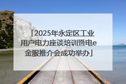 2025年永定区工业用户电力座谈培训暨电e金服推介会成功举办