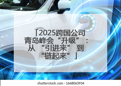 2025跨国公司青岛峰会“升级”：从 “引进来” 到 “链起来”