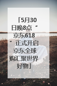 5月30日晚8点“京东618”正式开启 京东全球购汇聚世界好物