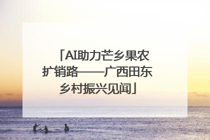 AI助力芒乡果农扩销路——广西田东乡村振兴见闻